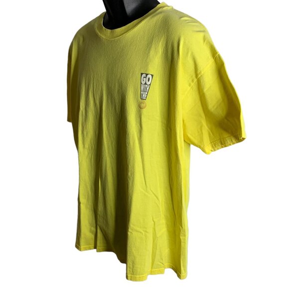 Cheerios Cereal Crewneck Snack T Shirt XL Yellow Graphic Short Sleeve Go With O - Picture 6 of 7